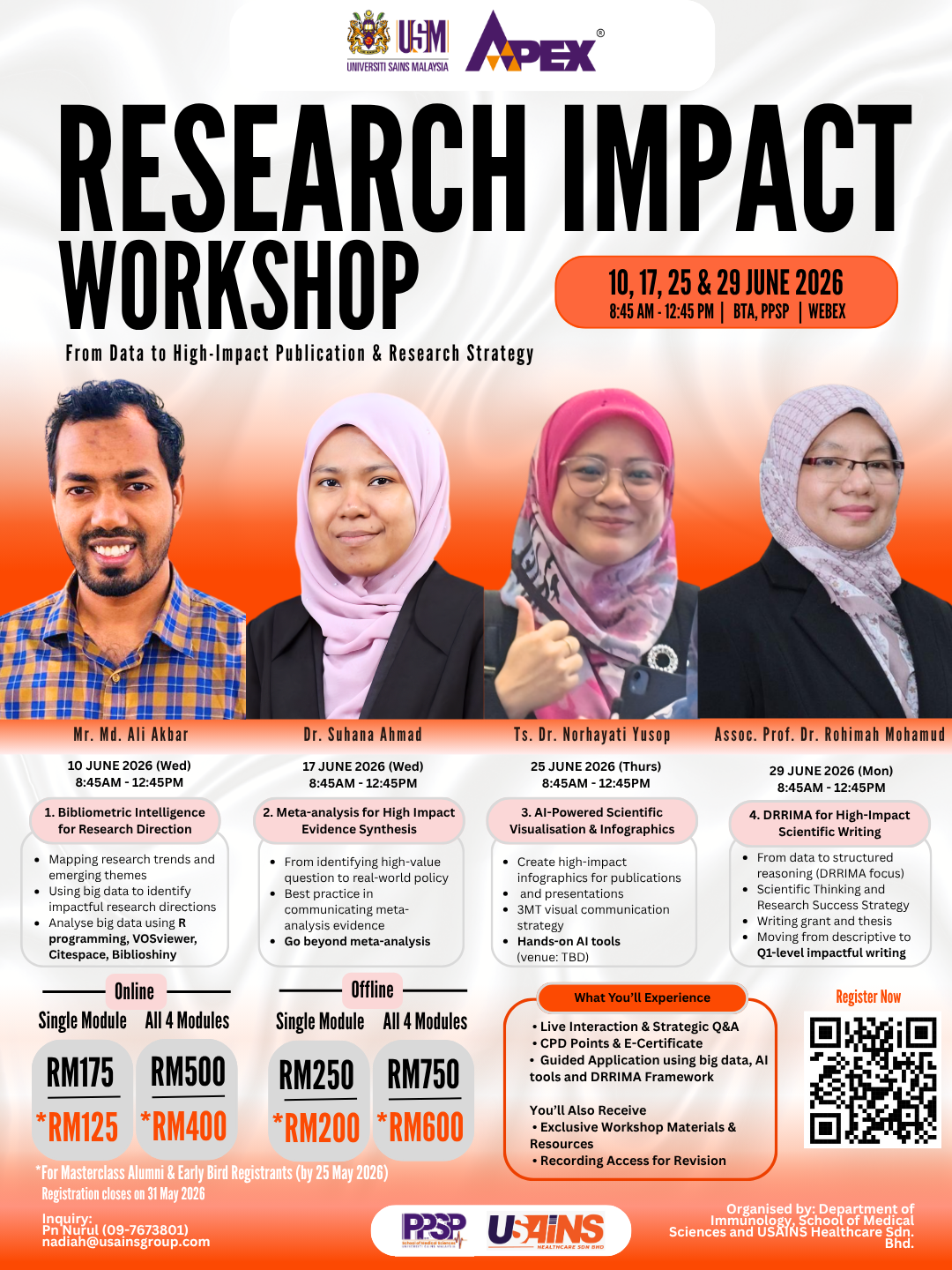 Research Impact Workshop Poster